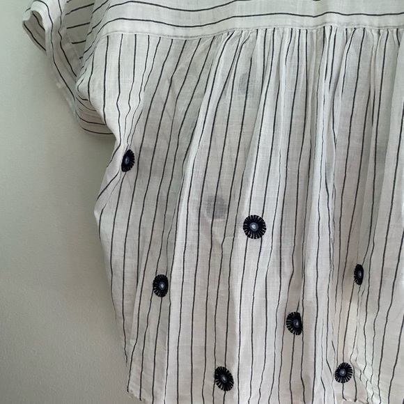 Madewell Stripes and Flowers Button Up - Picture 6 of 9